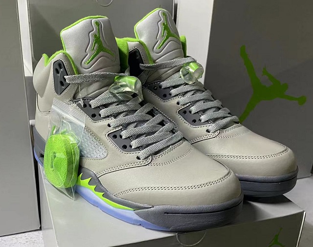 Air Jordan Retro 5 V SuperA Green Bean